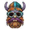 Viking Head Party Warrior