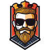 King Crown Hipster Cool Party