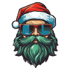 Père Noël Noël cool Noël