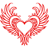 Heart Wings Love