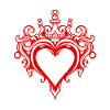 Cœur Couronne Amour