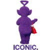 Teletubbies Iconic Design Tinky Winky & Rood Tasje