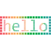 Hello in Pixels