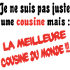 La meilleuer cousine du monde