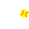 Softball-Spieler Softball