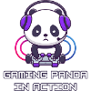 Cartoon Gaming Panda