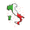 Modern illustration of Italy