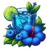 Blue Flower Hibiscus Tea