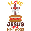 Hot Dog Adult Jesus Faith