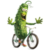 Gurke Fahrrad