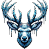 Ice Frozen Deer
