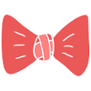 Bow Symbol Clothing Red