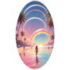 Pastel Beach Rainbow Dream