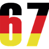67 Number Germany Jersey