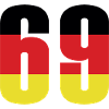 69 Number Germany Jersey