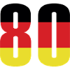 Maillot 80 Numéro Allemagne
