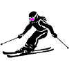 Skiing Skiing Woman Icon