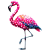 Polka dot flamingo