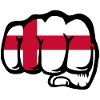 England Flag Fist