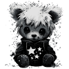 Cute Emo Teddy Bear