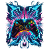 Neon Blitz Power Gaming Controller