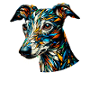 Polygon Art Italian Greyhound Italian