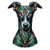 Mandala Art Italian Greyhound Italian