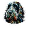 Polygon Art Italian Spinone Italiano
