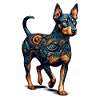 Mandala Art Manchester Terrier Terriers