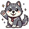 Cute little wolf