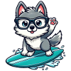 Le loup des vagues