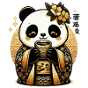 Cute Panda Tea Drink