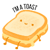 drôle toast nourriture kawaii humour