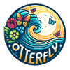 Otterfly wave with butterflies