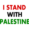 I stand with palestine