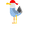 Moin Möwe Deutsch Geschenk