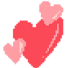 Pixel Heart Love