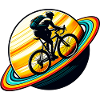 Cyclist on Saturn