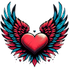Heart with Wings