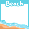 Dream beach in a setting