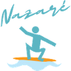 Nazaré Surfing Illustration