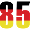 Maillot 85 Numéro Allemagne