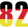 82 Number Germany Jersey