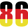 Maillot de l’Allemagne numéro 86