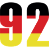 92 Number Germany Jersey