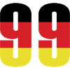 Maillot 99 Numéro Allemagne