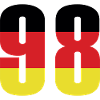 98 Number Germany Jersey