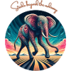 Surreal Desert Elephant
