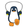 Pinguin Seilspringen Springseil Fitness