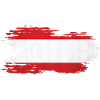 Austria - National Flag, Brush Effect